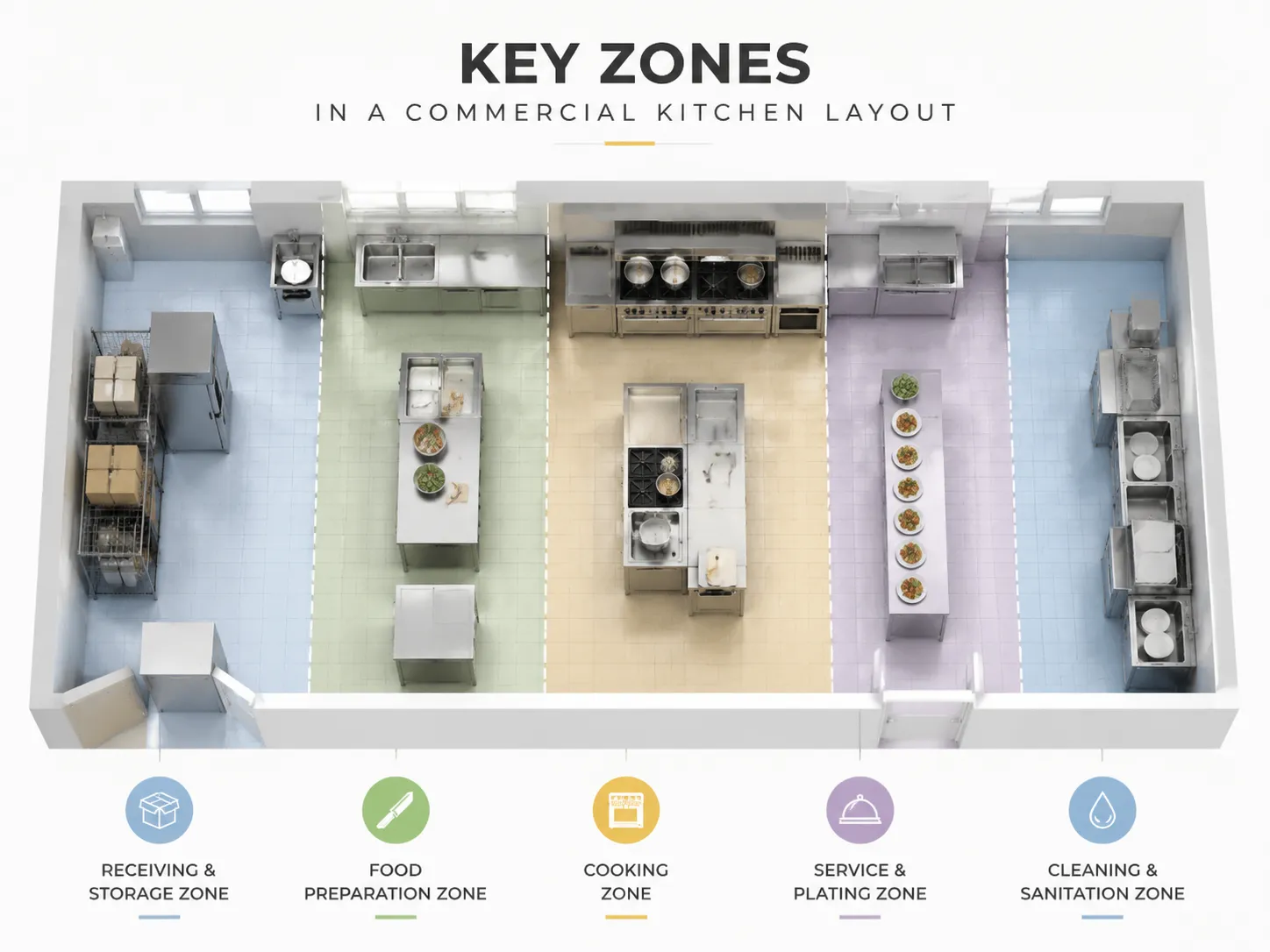 10 Commercial Kitchen Layout Ideas & Design Guide 2026